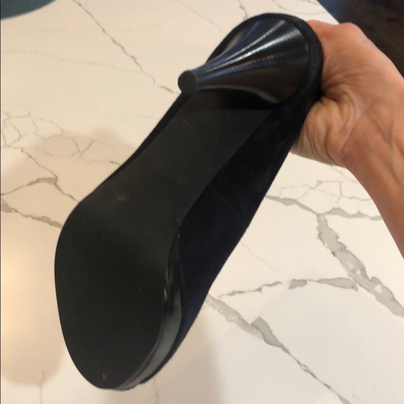 Style & Co Navy Open-Toe High Heel - Picture 7 of 7